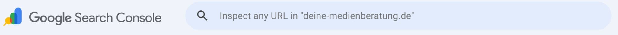 Google Search Console URL Prüfung Suchleiste